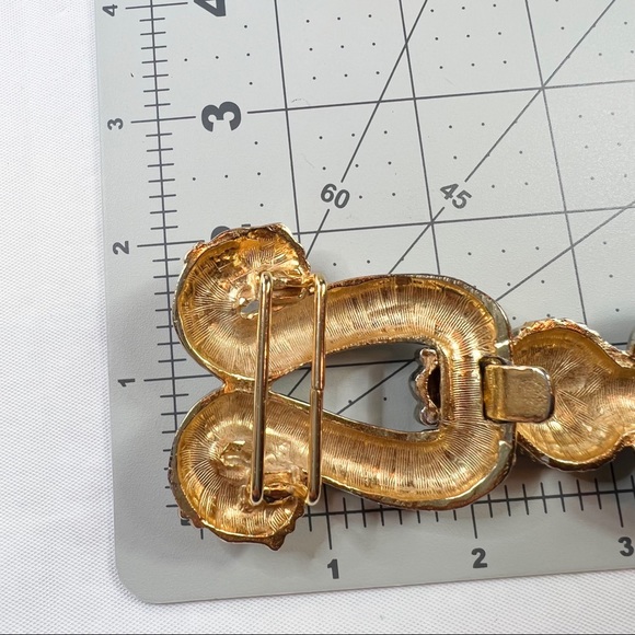 Vintage 1980’s Accessorycraft NYC Silver & Gold Equestrian Belt Buckle - Picture 3 of 8